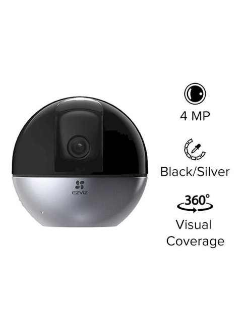 كاميرا مراقبة منزلية داخلية ذكية بدقة 4 ميجابكسل وتعمل بالواي فاي، طراز C6W